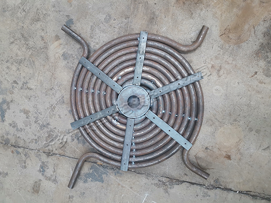 ?25×3厚  四進(jìn)四出蚊香盤(pán)管